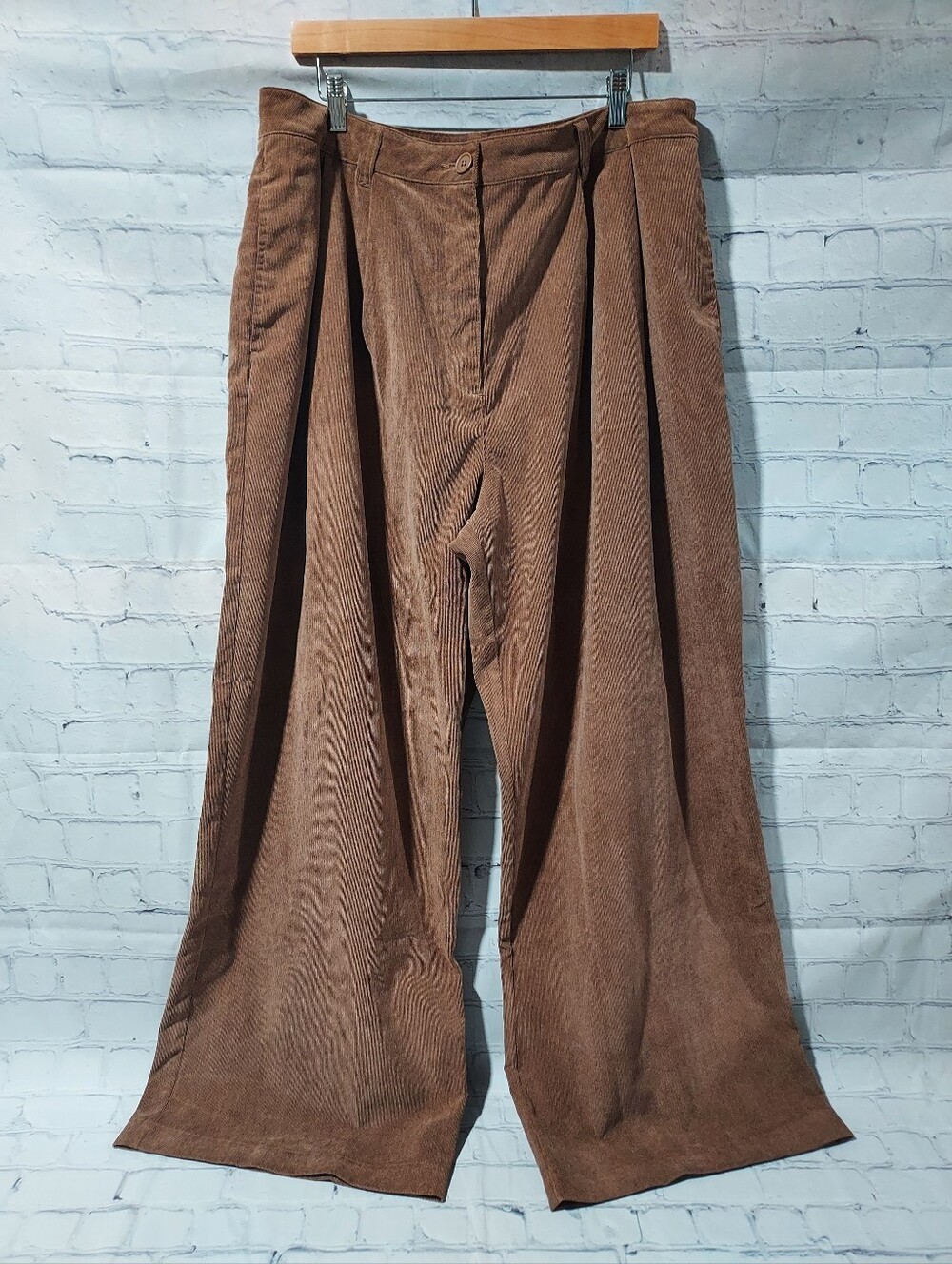 Retro 70's ASOS Size 16 Corduroy Pants Wide Leg Hippie Boho